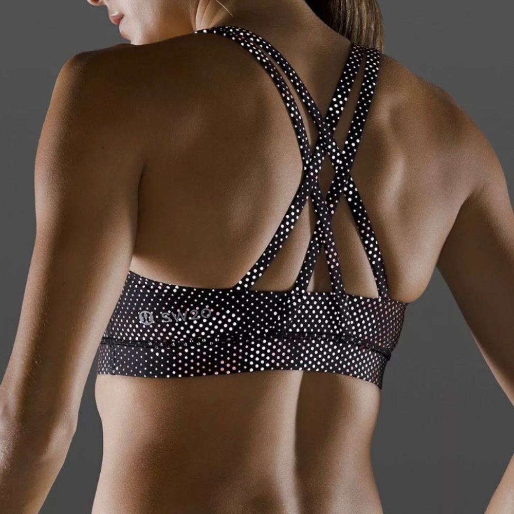 Lululemon Seawheeze Reflective Energy Bra SZ 4